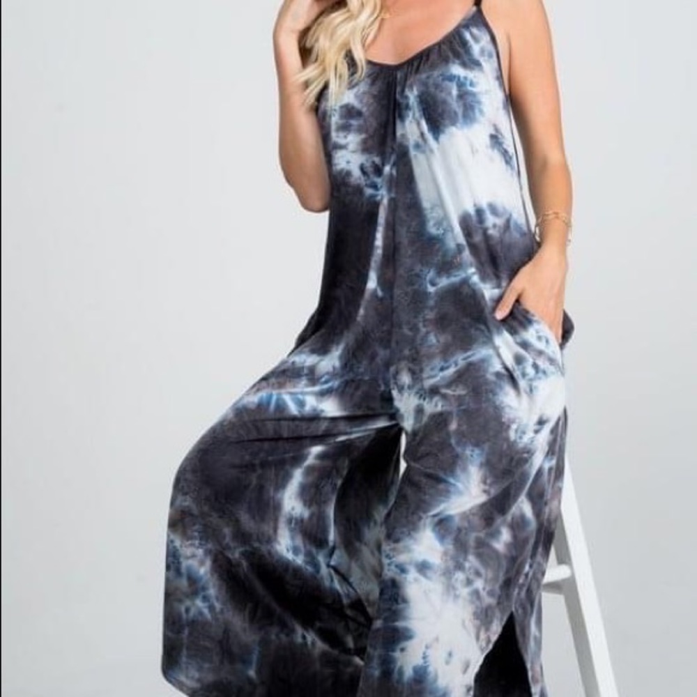 P & Rose Tye Dye Jumpsuit, Worn Once